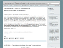 Tablet Screenshot of heimatverein-treuenbrietzen.de